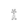 wholesale 925 Sterling Silver Single Shining Stud Earrings For Women-0-6