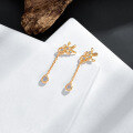 wholesale Wholesale of K gold-plated sterling silver detachable earring drop small earrings, spring new Aget* same style women's earrings-0-1
