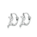 wholesale S925 Sterling Silver Cat Ear Clip Cartoon Niche Cute Pet Creative 3D Small Cat Ear Hoop Earrings Cross-Border New Accessories-0-4