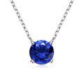 S925 Sterling Silver Zircon Necklace, Minimalist and Luxurious Pendant-0-4