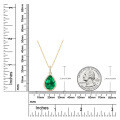 S925 Sterling Silver Emerald-Cut Drop Necklace, Wholesale Supplier-0-5