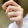 wholesale S925 silver new jewelry, fashion minimalist thin plain ring, niche design, ins-style accessories-0-2