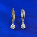 wholesale S925 Silver Europe & US AliExpress Cross-Border Classic 03ct Small Diamond Stud Earrings-0-5
