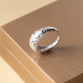 wholesale S925 Sterling Silver Fresh and Sweet Ins Style Niche Design Exquisite Bubble Ring R02544-0-4