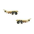 wholesale S925 Gold-Plated Silver Fashion Clip-On Earrings for Women, Direct Source Wholesale from Manufacturer, Hot Selling Style-0-4