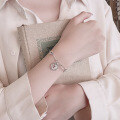 wholesale S925 Sterling Silver Korean Style Ins Wind Star Hollow Pendant Bracelet Simple Fresh Versatile Niche Hand Accessory-0-3