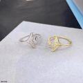 wholesale 925 Sterling Silver Fishtail Adjustable Ring for Women, Fashionable and Unique Index Finger Ring, Trendy Ins Style Ring, Minimalist and Cold-Toned Pinky Ring-0-1