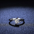 925 Silver Moissanite Ring Goddess of Fate-0-1