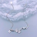 wholesale S925 Sterling Silver Maker's Broken Silver Diamond-Inlaid Apricot Leaf Bracelet, Fashionable and Elegant High-End Jewelry Gift for Girlfriend or Best Friend-0-2