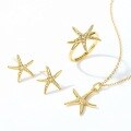 wholesale 925 Sterling Silver Japanese Light Luxury White Zircon Starfish Pendant Women's Retro Style Ocean Vacation Series Star Pendant Wholesale-0-3