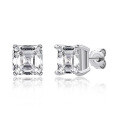 wholesale S925 Sterling Silver Zircon Ear Studs Clearance, Irregular Zircon Elegant Earrings Shuibei Source Factory Wholesale with Free Shipping-0-5