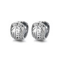 wholesale S925 silver vintage antique Chinese-style "Fu" character hollow-out wide ethnic creative earrings ear clips-0-4