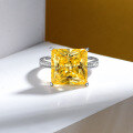 wholesale 925 Silver Shipei Jewelry 8 Carat Luxury Princess Cut 12*12 Synthetic High Carbon Diamond Ring for Women, Drop Shipping-0-1