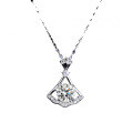 S925 Silver Pendant Moissanite Necklace for Women-0-2