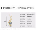 S925 Sterling Silver D Color Moissanite Teardrop Pendant Necklace-0-13