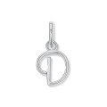 wholesale 925 Sterling Silver Irregular English Letter Pendant Ins Necklace For Women-0-41
