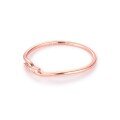 wholesale 18K gold lightweight luxury niche Japanese ultra-thin micro diamond ring minimalist plain band pinky ring with diamond/moissanite-0-4