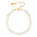 S925 Sterling Silver Simple Natural Freshwater Pearl Bracelet for Women-0-38