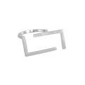 wholesale S925 sterling silver 523 Korean version ins niche design heavy work minimalist geometric square open ring for women-0-4
