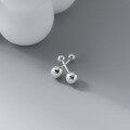 wholesale 999 Silver Fresh, Sweet, Ins-Style, Niche-Designed Light Pearl Threaded Earrings M06350-0-3