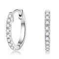 Metal Moissanite Earrings, Micro-Set, Cross-Border, Minimalist, Commuter, Custom Processing-0-1
