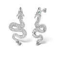 wholesale Sterling Silver Heavy Duty Dragon Animal Stud Earrings Ins Light Luxury High-End Cross-Border Women's Earrings-0-5