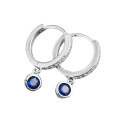 wholesale S925 Sterling Silver Micro-Paved Zircon Round Hoop Earrings with Geometric Ear Clips for Women – Premium Wholesale-0-11