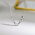 wholesale 925 Sterling Silver Geometric Collarbone Chain Box Chain-0-0