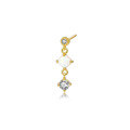 wholesale S925 Sterling Silver Earrings With Star, Moon, Opal, And Ear Hoop Design For Women-0-2