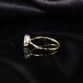wholesale 9/10/14/18K Gold/Rose Gold/Yellow Gold Premium 1-Carat Lab-Grown Diamond Four-Prong Engagement Ring-0-1