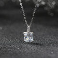 wholesale 925 Sterling Silver Cloud-Pull Jewelry New 8A Ultra-Sparkling White Zircon Necklace, Minimalist and Versatile Neckpiece Factory Direct-0-0