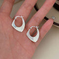 wholesale S925 Sterling Silver New Minimalist Geometric Earrings for Women, Korean Stud Earrings-0-4