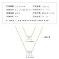 S925 Sterling Silver Geometric Hollow Natural Freshwater Pearl Necklace-0-17