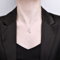 Sterling Silver Unicorn Necklace Women's Korean Style Clavicle Chain Gift-0-2