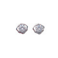 wholesale S925 Sterling Silver Fashion Zircon Forever Stud Earrings, Delicate and Fresh Earrings for Women, Hypoallergenic for Pierced Ears, Student Ear Accessories-0-4