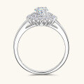 wholesale Cross-border European and American luxury marquise-shaped cubic zirconia ring, ultra-sparkling and unique imitation moissanite ring, available for dropshipping (Place metal material at the beginning)-0-1