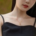 wholesale 10K gold-plated 925 silver summer new conch white zircon pendant women's resort-style fashion pendant wholesale-0-1