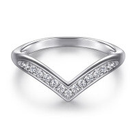 wholesale 925 Silver European and American Fashion Zircon Ring Set for Women, Heart-shaped Combination Proposal Pure Silver Ring Women Rings-Secondary Ring>US Size 8#