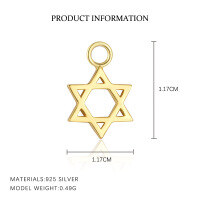 wholesale S925 Sterling Silver European And American Cross-border Butterfly Earrings For Women, Creative And Unique Pendant Light Luxury Versatile Exquisite Design Earrings-A4106-Gold/Single Pendant 925 Silver