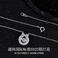 S925 Sterling Silver Dainty Butterfly Pendant Necklace for Women-0-0