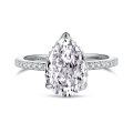 wholesale S925 Sterling Silver Cross-Border Live Streaming Women's Ring with 8A High Carbon Square Ice Flower Zirconia, Super Sparkling 1-5 Carat Simulated Diamond Ring-0-7