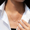14K Gold Plated 925 Silver Moissanite Necklace, Cross-Border Supply-0-0