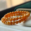 wholesale Vintage European Baltic amber antique floral honey wax natural single-strand bracelet for women-0-1