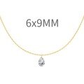 wholesale 925 Sterling Silver Cross-Border European and American Women's Small Luxury Tassel Geometric Pendant Stackable Layering Collarbone Necklace-0-64