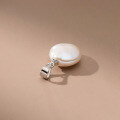 wholesale S925 Sterling Silver Retro-style High-end Baroque Pearl Single Pendant Elegant Necklace Accessory Y00907-0-2