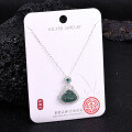 Metal Alloy Crystal Butterfly Necklace and Earring Set-0-19