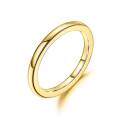 wholesale 9/10/14/18K White Gold/Rose Gold/Yellow Gold Minimalist Cold Tone Plain Ring, Hypoallergenic and Fade-Resistant for Men and Women-0-2