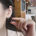 wholesale S925 Sterling Silver Korean Minimalist Ins Style Simple Hoop Ear Clasps, Sleep-Friendly and Versatile for Everyday Wear-0-3
