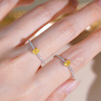 wholesale S925 Sterling Silver 18K Gold Plated Red Elk Full Body Ring for Women, Personalized Luxury, Exquisite, Fashionable, Textured, Elegant, Ins Style-BZ0130-White Gold US Size 10