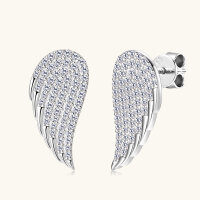 Sterling Silver Square Moissanite Stud Earrings for Women-T-style [Clearance Sale with Free Shipping] White Gold  925 Silver